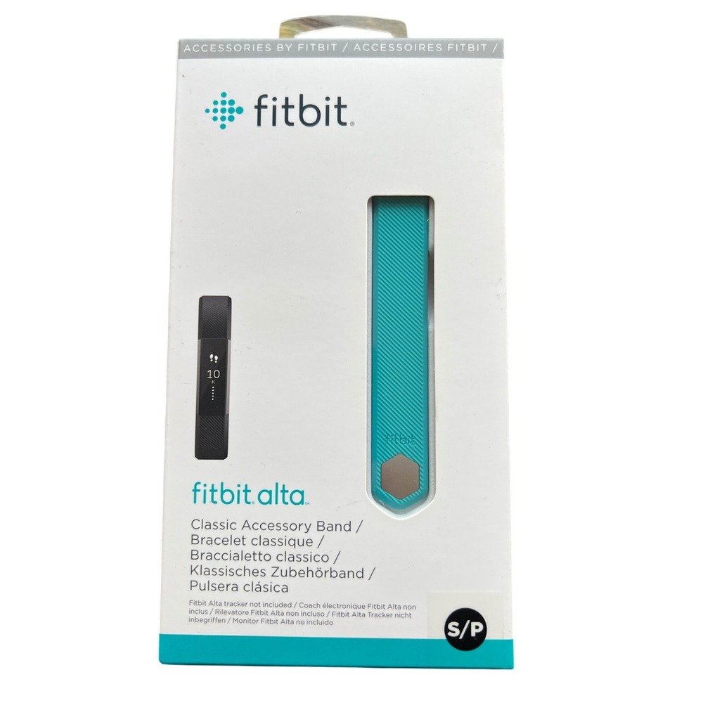 Fitbit Alta Classic Accessory Activity Band Small Teal Water Resistant Strap NEW